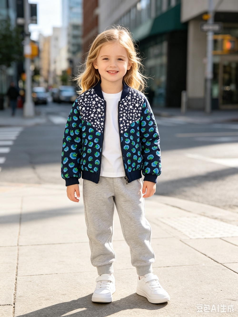 2/60 Stella McCartney Kids printed bomber jacket